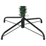 vidaXL Umjetna jelka s pantenom i pahuljicama Zelena i bijela 120 cm | shoptok.hr