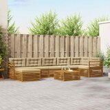  Set vanjskih sofa 8 kom. Prirodna i bež | shoptok.hr