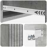 Stolna Stenska stranska miza Betonsko siva 59 x 34,5 x 17 cm, (5000232511) | Shoptok.si