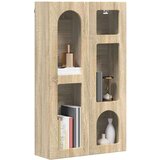 Viseći Viseča omarica Sonoma hrast 59 x 20 x 100 cm Konstruiran les, (5000113060) | Shoptok.si