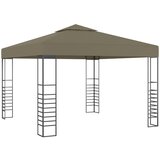  Vrtni šator 3 x 3 m smeđe-sivi 180 g/m² | shoptok.hr