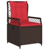  Vrtni set za objed 3 pcs Smeđa poliratan | shoptok.hr