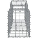  Lučne gabionske košare 40 kom 200x50x60/80 cm pocinčano željezo | shoptok.hr