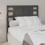  Uzglavlje sivo 81 x 4 x 100 cm od masivne borovine | shoptok.hr