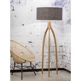 Good&Mojo Stoječa Svetilka Anna, Temno Siva, Bambus | Shoptok.si