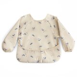 Mushie Long Sleeve Bib slinček Whales 6-24m 1 kos | Shoptok.si