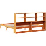vidaXL Krevet s regalom za knjige bez madraca 180x200 cm od borovine | shoptok.hr