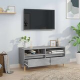 TV ormarić boja betona 100x34 5x44 5 cm od konstruiranog drva | shoptok.hr