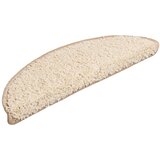  Prostirke za stepenice 15 kom 56x17x3 cm krem poluokrugle | shoptok.hr