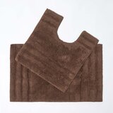 HOMESCAPES kopalniška preproga spa ultra doux 2 pièces chocola, (5000161140) | Shoptok.si
