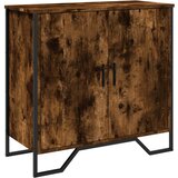 Maison Chic Komoda - Predalnik dimljeni hrast 78x35,5x74,5 cm inženirski les, (21718473) | Shoptok.si