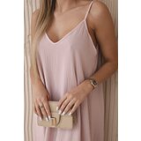 Kesi Włoski Muslin dress with straps dark mint | Shoptok.si