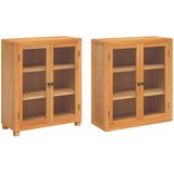  Set namje&amp;scaron;taja za pohranu 2 kom. Prirodna 80 x 35 x 185 cm Slike