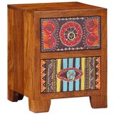 vidaXL Nočna omarica 35x35x45 cm Masivni les Akacija | Shoptok.si