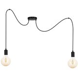  Luster na sajli MIROS 2xE27/60W/230V, pauk, crni | Eponuda.com