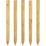 vidaXL Ograde 5 kom. Smeđa 150 cm Masivna borovina - Ø 8 x 150 cm Cijene