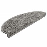  Prostirke za stepenice 15 kom 65x21x4 cm sive poluokrugle velike | shoptok.hr