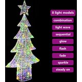 vidaXL Božična dekoracija večbarvno 180 cm | Shoptok.si