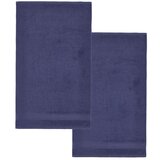 Catherine Lansfield Temno modre frotirne bombažne brisače v kompletu 2 ks 90x140 cm Anti-Bacterial – Cene
