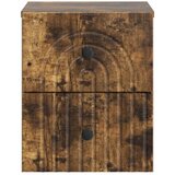  Stenski nočni omarici Dimljen hrast 33 x 34,5 x 40 cm, (5000209947) | Shoptok.si