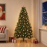  Umjetno božićno drvce srednje zeleno s kuglicama 240 cm | shoptok.hr