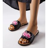  Black sandals with crystals Lowa | Shoptok.si