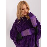 Wool Fashion Italia Gloves-AT-RK-2310.91-dark purple | Shoptok.si