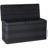  Vrtna kutija za pohranu crna 117 x 45 x 56 cm | Eponuda.com