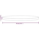  Ploča za stol okrugla Ø 70 x 3 cm od masivne borovine | shoptok.hr