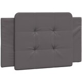Maison Chic posteljno vzglavje - vzglavna omarica - vzglavna stranica siva 80 cm umetno usnje, (21704341) | Shoptok.si