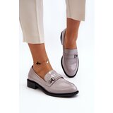 VINCEZA Women's Gray Patent Loafers Nerilaja | shoptok.hr