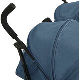  Dječja kolica za blizance modra čelična | shoptok.hr