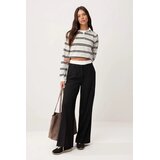 TRENDYOLMILLA ženske pantalone Twoaw24Pl00273, Crna-Crna Cene