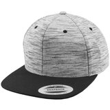 Flexfit stripes melange crown snapback blk/gry Cene