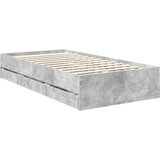  Okvir za krevet s ladicama Betonski sivi 90 x 200 cm - Beton siva 90 x 200 cm | shoptok.hr