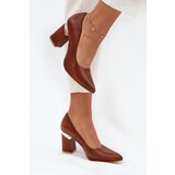 Boto Leather Pumps Lewski 3117 Dark Brown | shoptok.hr