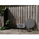 Zone Črna kovinska okrogla jedilna miza ø 70 cm Disc – | Shoptok.si
