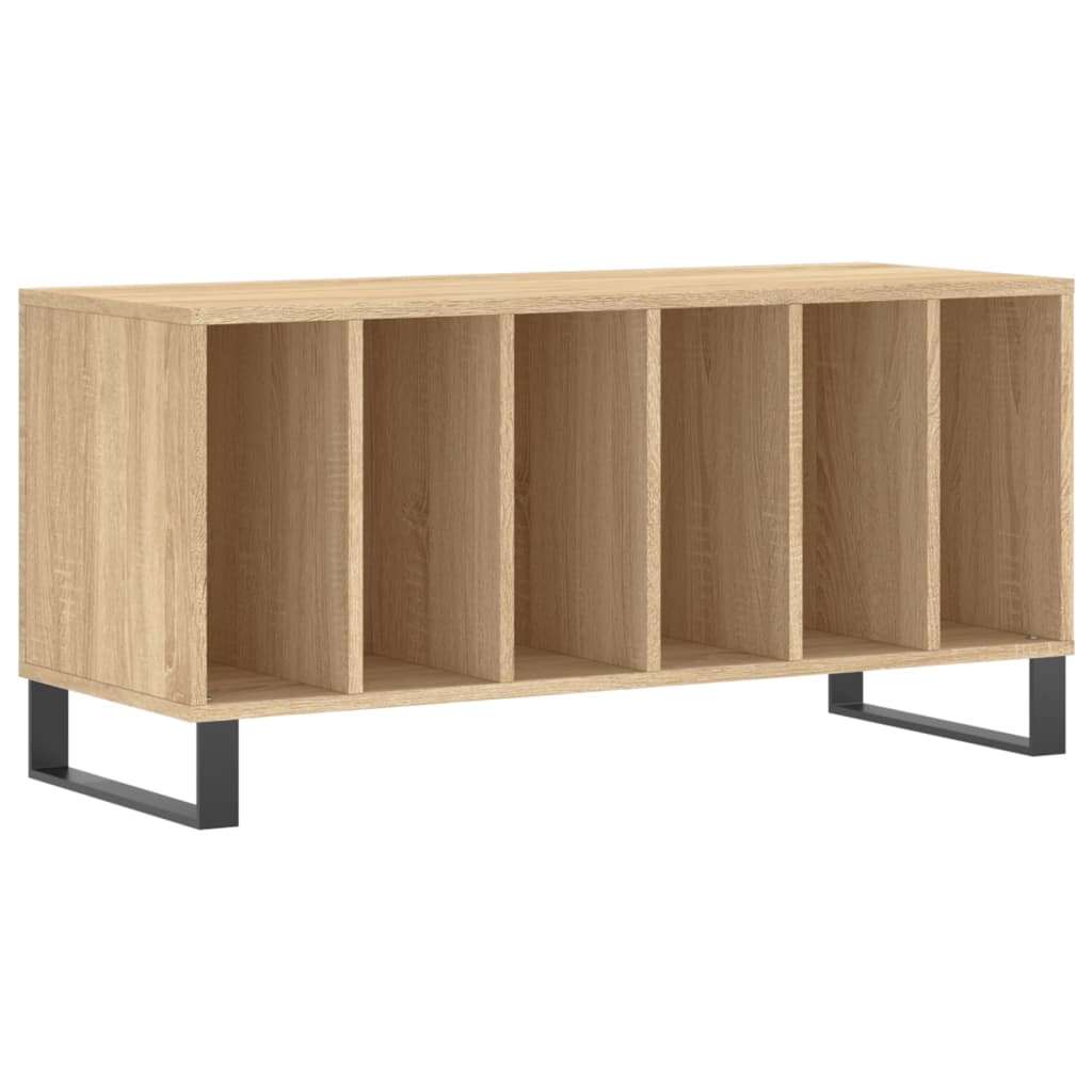 vidaXL Omarica za gramofonske plošče hrast sonoma 100x38x48 cm les | Shoptok.si