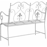  Vrtna klupa Antič White 104 x 54 x 93 cm Čelik | Eponuda.com