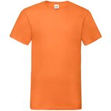 Fruit Of The Loom Pomarańczowa koszulka męska Valueweight V-Neck | shoptok.hr