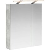  Kupaonski ormar s ogledalom Betonski sivi 60 x 14 5 x 70 cm | shoptok.hr