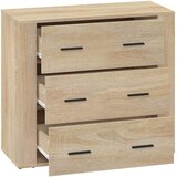  Komoda sonoma hrast 80x33x70 cm inženirski les, (20653995) | Shoptok.si