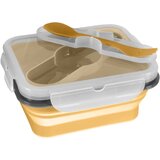 Zopa Silicone Lunch Box Small komplet pribora za jelo Mustard Yellow 15x7,5 cm 1 kom | shoptok.hr