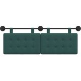  Držeće uzglavlje Zidne tkanina - Tamnozelena 120 cm bez LED | shoptok.hr
