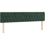  Box spring postelja z vzmetnico LED tem. zelena 200x200cm žamet, (20999448) | Shoptok.si
