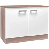 spodnja omarica za korito lexa, bela, hrast, š. 100 cm