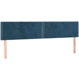  Box spring postelja z vzmetnico temno modra 200x200 cm žamet | Shoptok.si