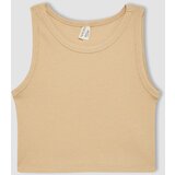 Defacto girl's crew neck basic tank top Cene