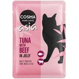 Cosma Asia v želatini vrečke 6 x 100 g - Tuna z govedino | shoptok.hr
