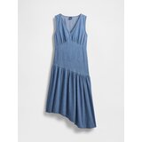 GAP Asymmetric denim midi dress - Women's | shoptok.hr